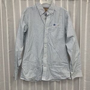Wrangler Button‎ Down Long Sleeve Dress Shirt Size XL - EUC